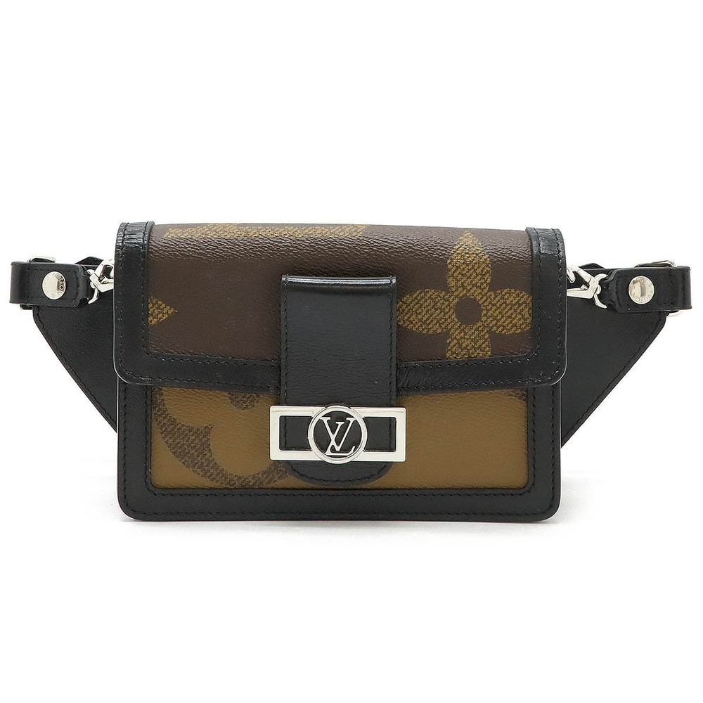 LOUIS VUITTON Monogram Giant Reverse Bum Bag Dauphine Belt Waist Body